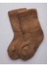 Детские носки из монгольской шерсти коричневые 