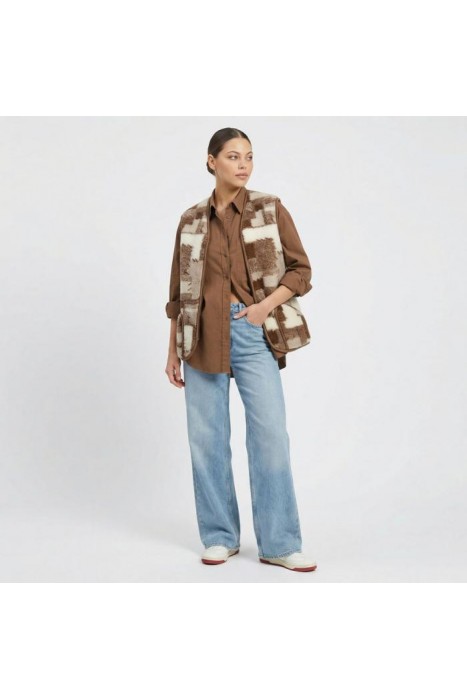 Жилет на молнии КЛАССИКА Печворк