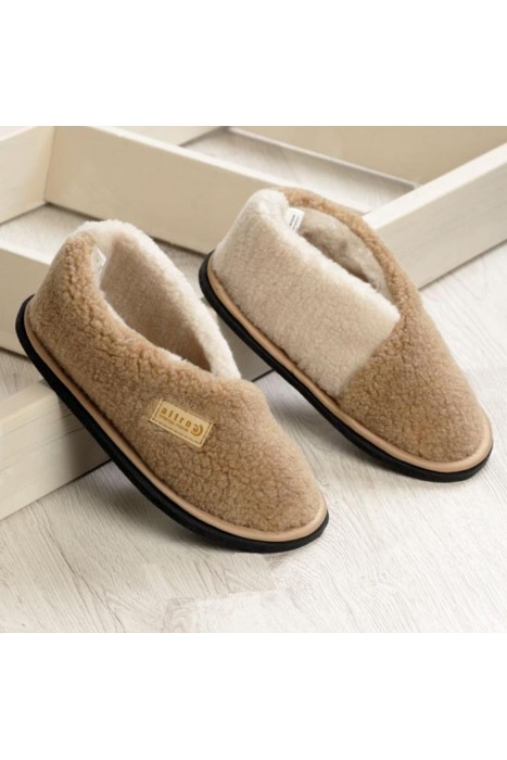 Тапочки-слипоны Миндаль